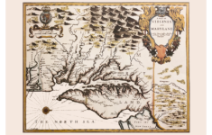 Map Of Virginia And Maryland, 1676 | Historic Jamestowne for Map of Virginia and Maryland