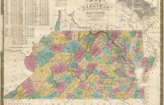 Map Of Virginia And Maryland, Constructed From The Latest within Map of Virginia and Maryland