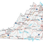 Map Of Virginia   Cities And Roads   Gis Geography Pertaining To Map Of Cities In Virginia