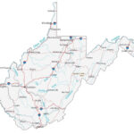 Map Of West Virginia   Cities And Roads   Gis Geography Pertaining To Map Of Charles Town West Virginia