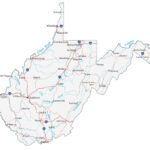 Map Of West Virginia   Cities And Roads   Gis Geography With Regard To Geographical Map Of West Virginia