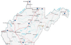 Map Of West Virginia - Cities And Roads - Gis Geography with regard to Geographical Map Of West Virginia