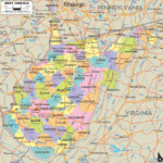 Map Of West Virginia   Detailed West Virginia Map With Cities Within West Virginia By County Map