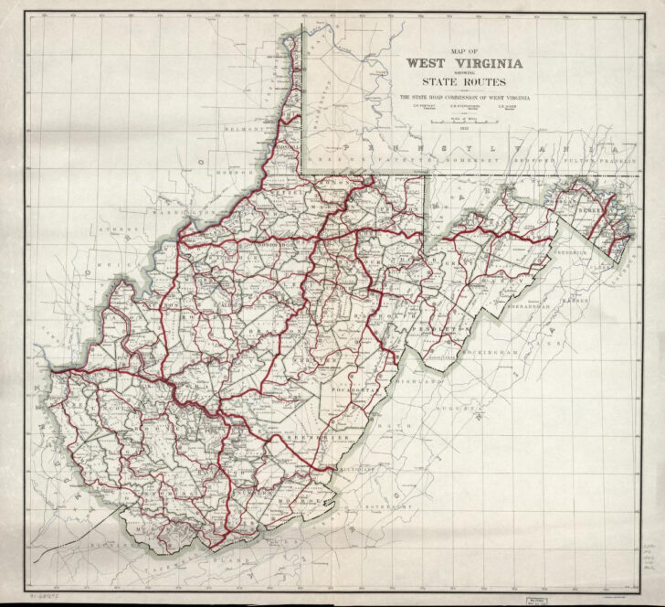 Highway Map of West Virginia
