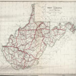 Map Of West Virginia Showing State Routes | Library Of Congress Throughout Road Map Of Western Virginia