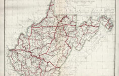 Map Of West Virginia Showing State Routes | Library Of Congress throughout Road Map of Western Virginia