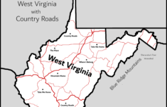 Map Of West Virginia With Country Roads : R/Imaginarymaps within Shenandoah River Map West Virginia
