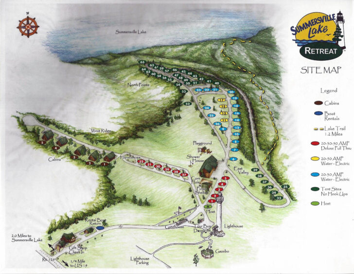Map of Summersville West Virginia