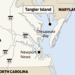 Map: Tangier Island In Virginia – Daily Press Intended For Map Of Tangier Island Virginia