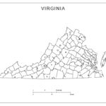 Maps Of Virginia Intended For Map Of Virginia County Lines