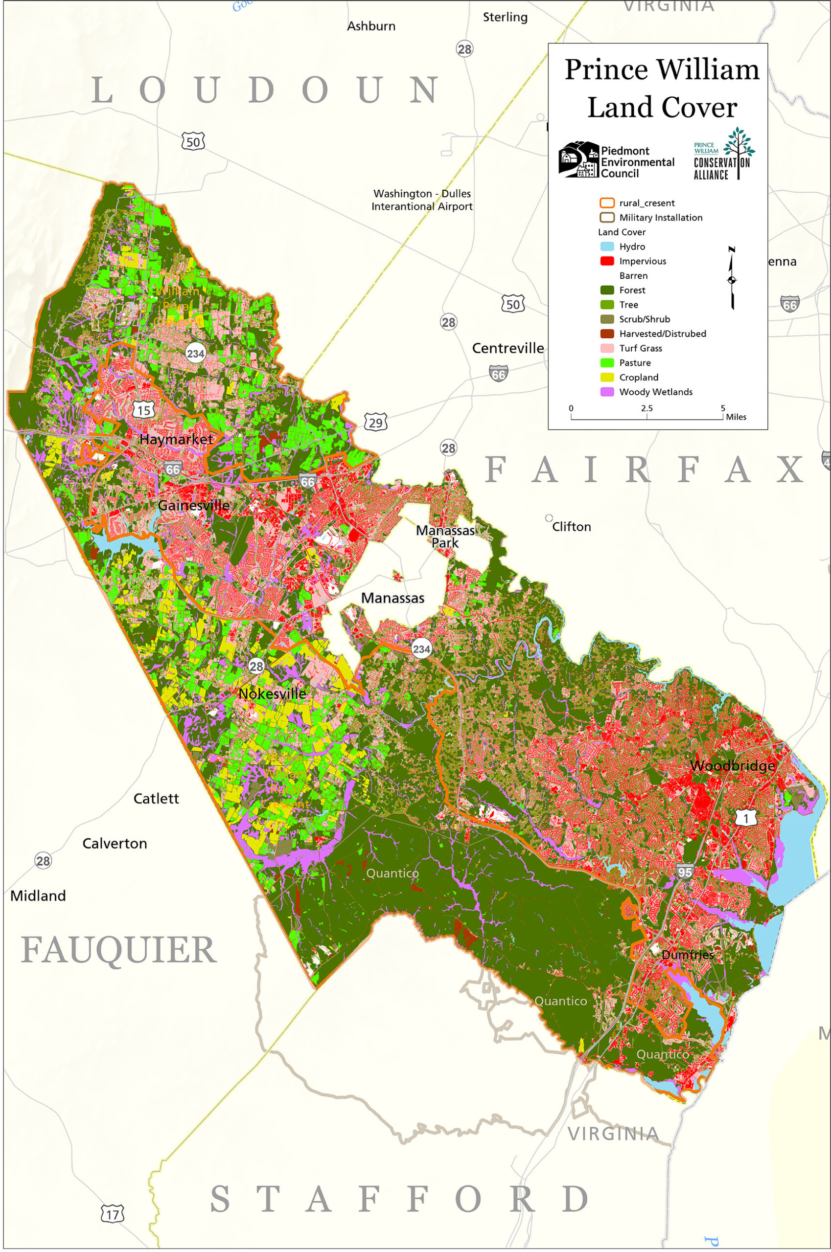Maps - Prince William Conservation Alliance for Prince William County Virginia Map