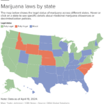 Maps Show States Where Weed Is Legal For Recreational, Medical Use For Map Of Recreational Dispensaries In Virginia