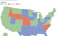 Maps Show States Where Weed Is Legal For Recreational, Medical Use for Map Of Recreational Dispensaries In Virginia