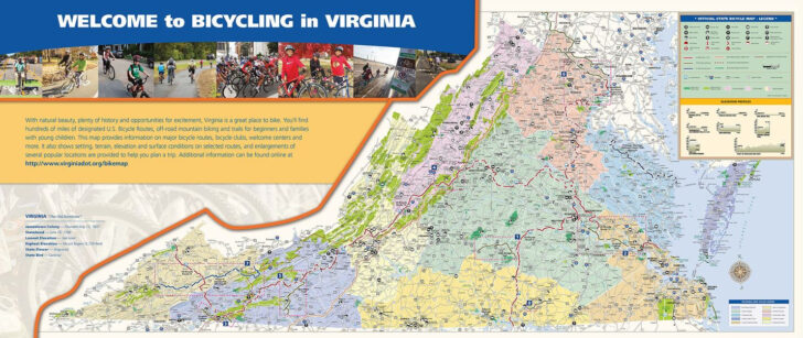 Road Atlas Map of Virginia