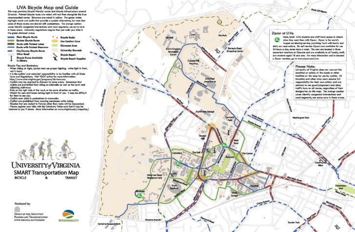 University of Virginia Grounds Map