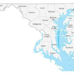 Maryland County Map And Independent City   Gis Geography For Maryland And Virginia County Map