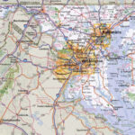 Maryland Road Map   Ontheworldmap Intended For Road Map Of Maryland And Virginia