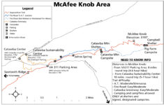 Mcafee Knob And Virginia'S Triple Crown | Roanoke Appalachian within Virginia Triple Crown Loop Map
