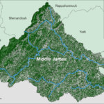 Middle James • Ecohealth Report Cards Pertaining To Map Of James River Virginia