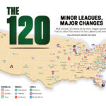 Mlb Invites 120 Teams To Join Minor Leagues In 2021 Pertaining To Minor League Baseball Teams In Virginia Map