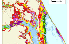 More Sea Level Rise Maps For Virginia for Topographic Map Of Virginia Beach