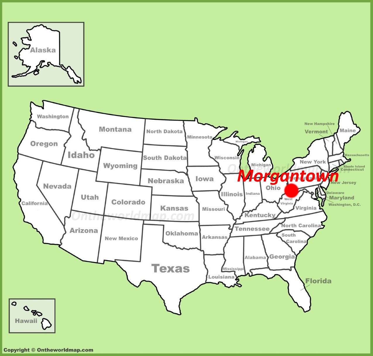 Morgantown Map | West Virginia, U.s. | Discover Morgantown With inside Morgantown West Virginia On A Map