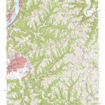 Moundsville Topographic Map 1:24,000 Scale, West Virginia Within Map Of Moundsville West Virginia