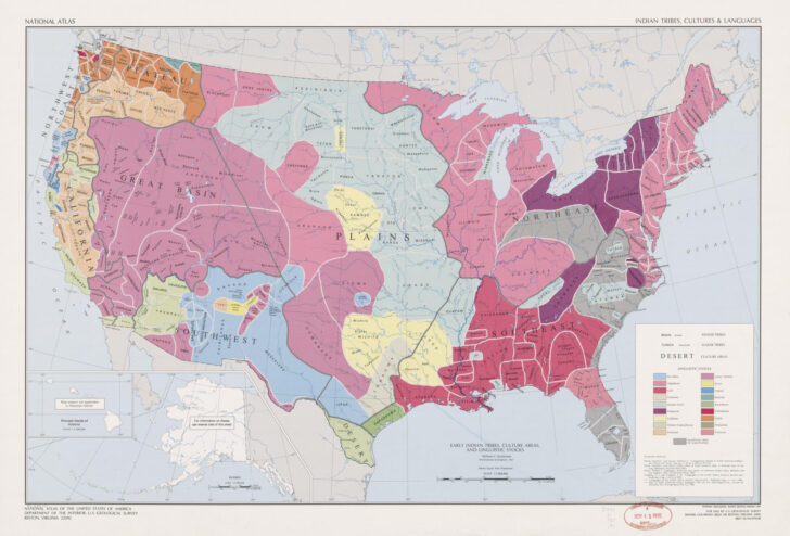 Map of Indian Tribes in Virginia
