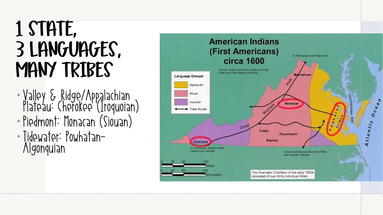 Native Americans for Map Of Native American Tribes In Virginia