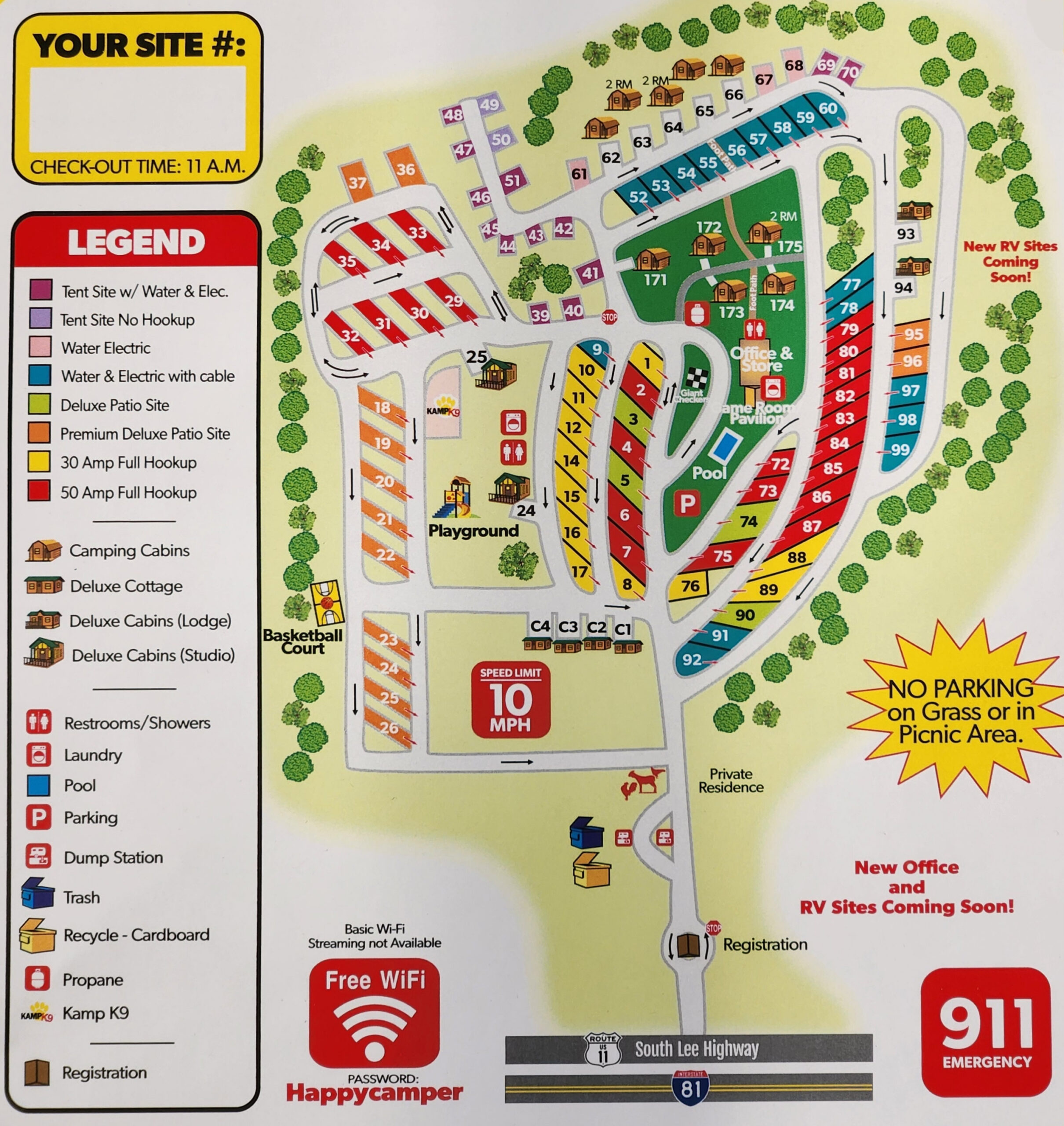 Natural Bridge, Virginia Campground Map | Natural Bridge regarding Map Of Natural Bridge Virginia