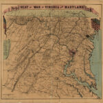 New Map Of The Seat Of War In Virginia And Maryland | Library Of Pertaining To Map Of The Seat Of War Virginia