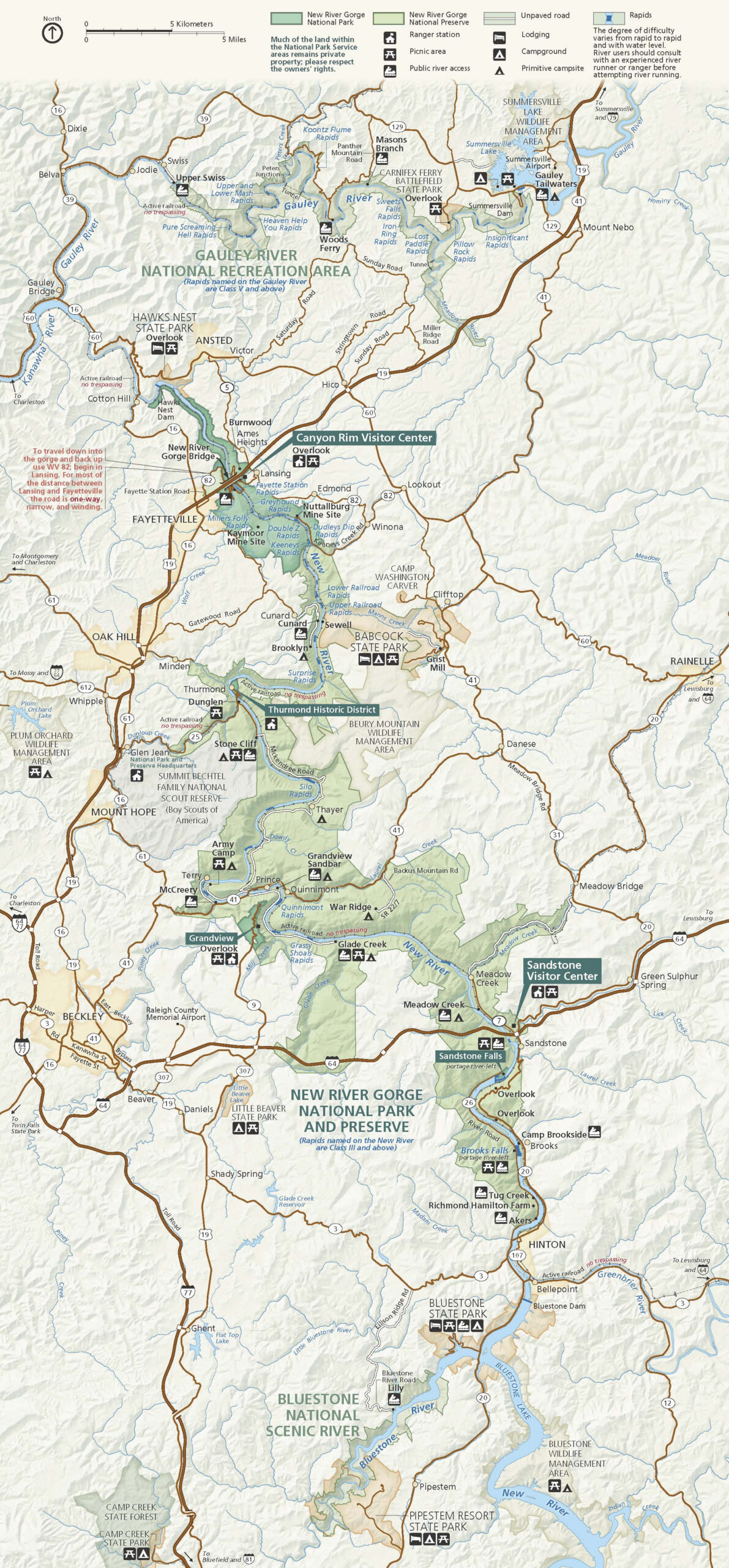 New River Gorge Map | U.s. Geological Survey with Map of the New River in West Virginia