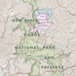New River Gorge National Park Map :: Behance With New River West Virginia Map