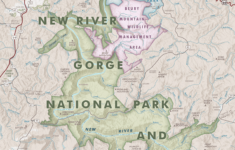 New River Gorge National Park Map :: Behance with New River West Virginia Map
