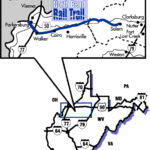 North Bend Rail Trail — Salem, Wv To West Union, Wv With Regard To West Virginia Rail Trails Map