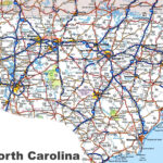 North Carolina Road Map   Ontheworldmap For Virginia North Carolina Road Map