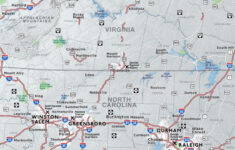 North Carolina/Virginia Custom Map | Red Paw Technologies for North Carolina Virginia Border Map