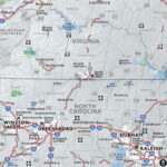 North Carolina/Virginia Custom Map | Red Paw Technologies Within Map Of Virginia North Carolina