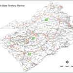 North & South Carolina And Virginia Territory Planner Wall Map With Regard To Virginia North Carolina Road Map