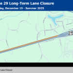 Northern Virginia District | Route 29 Southbound Right Lane Intended For Map Of Route 29 In Virginia