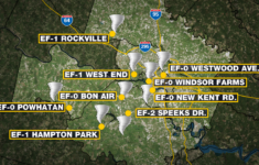 Nws Confirms 10Th Tornado Touched Down In Virginia regarding Map Of Tornadoes In Virginia