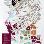 Odu @ Virginia Tech Hokies Football Lot 8 Parking Pass Intended For Virginia Tech Parking Lot Map