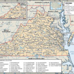 Old Historical City, County And State Maps Of Virginia Inside Virginia Cities And Towns Map