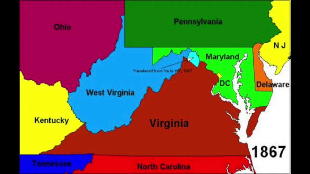 Order Of The Border/4Th Grade Virginia Studies regarding Map Of Virginia Bordering States