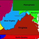 Order Of The Border/4Th Grade Virginia Studies Regarding Map Of Virginia With Bordering States
