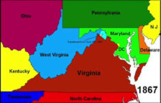 Order Of The Border/4Th Grade Virginia Studies with Virginia and Surrounding States Map