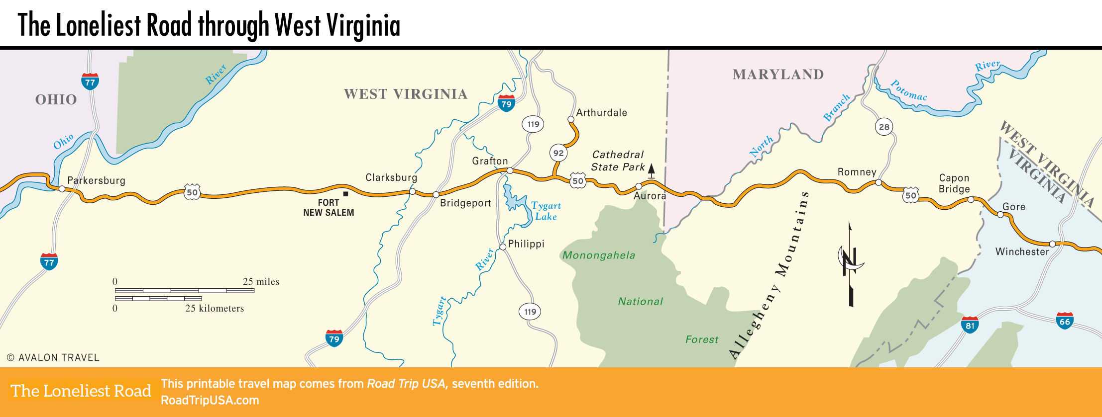 Parkersburg To Grafton, Wv On The Loneliest Road | Road Trip Usa with regard to Map of Grafton West Virginia