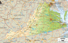 Physical Map Of Virginia State Usa – Ezilon Maps throughout Physical Map of Virginia State