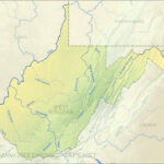Physical Map Of West Virginia Regarding River Map Of West Virginia