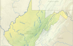 Physical Map Of West Virginia regarding River Map of West Virginia